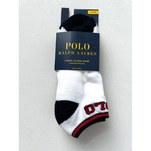 Polo Ralph Lauren  3 Pairs Classic Sport Cushioned Comfort Sole Socks